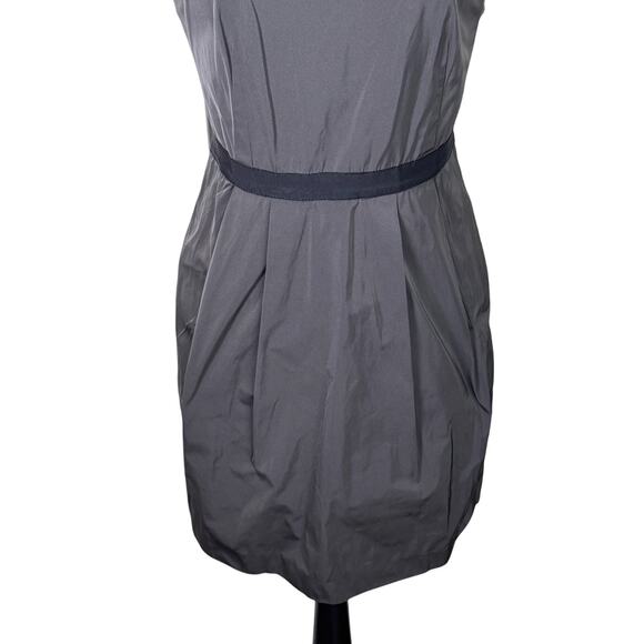 Theory Joena Mini Notorious Contrast Pockets Round Neck Sheath Dress Women's 8 - Picture 6 of 13